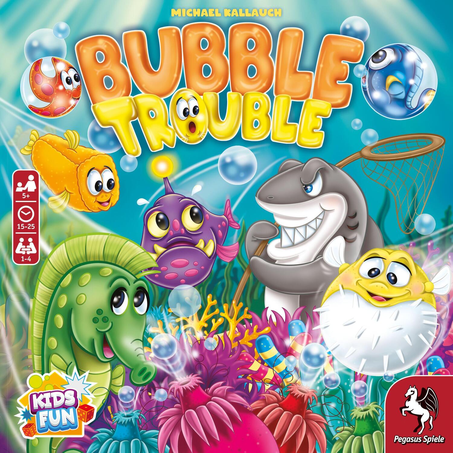 Cover: 4250231728723 | Bubble Trouble (deutsch/englisch) | Spiel | Deutsch | 2022 | Pegasus