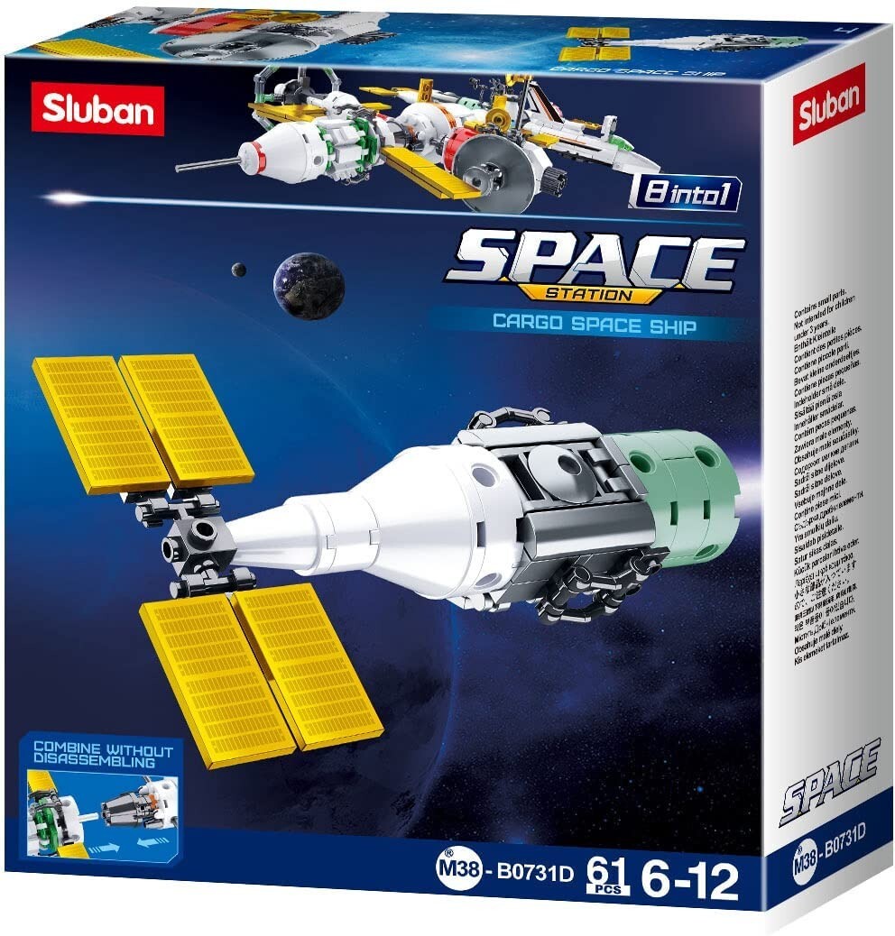 Cover: 8719558071302 | Sluban M38-B0731D - Space Station, Cargo Space Ship, Frachtmodul...