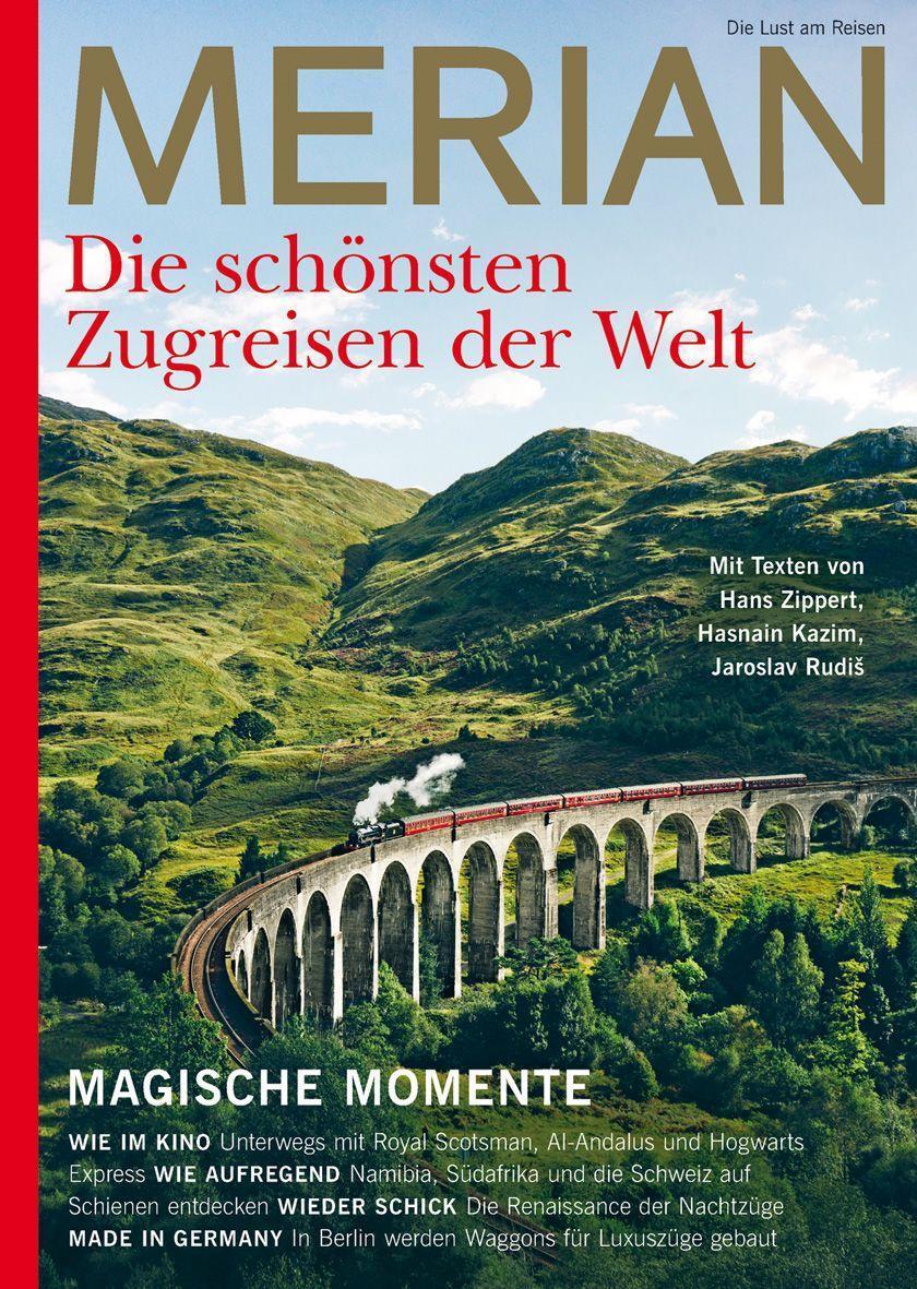 Cover: 9783834233684 | MERIAN Die schönsten Zugreisen der Welt 10/2022 | Hans Zippert (u. a.)