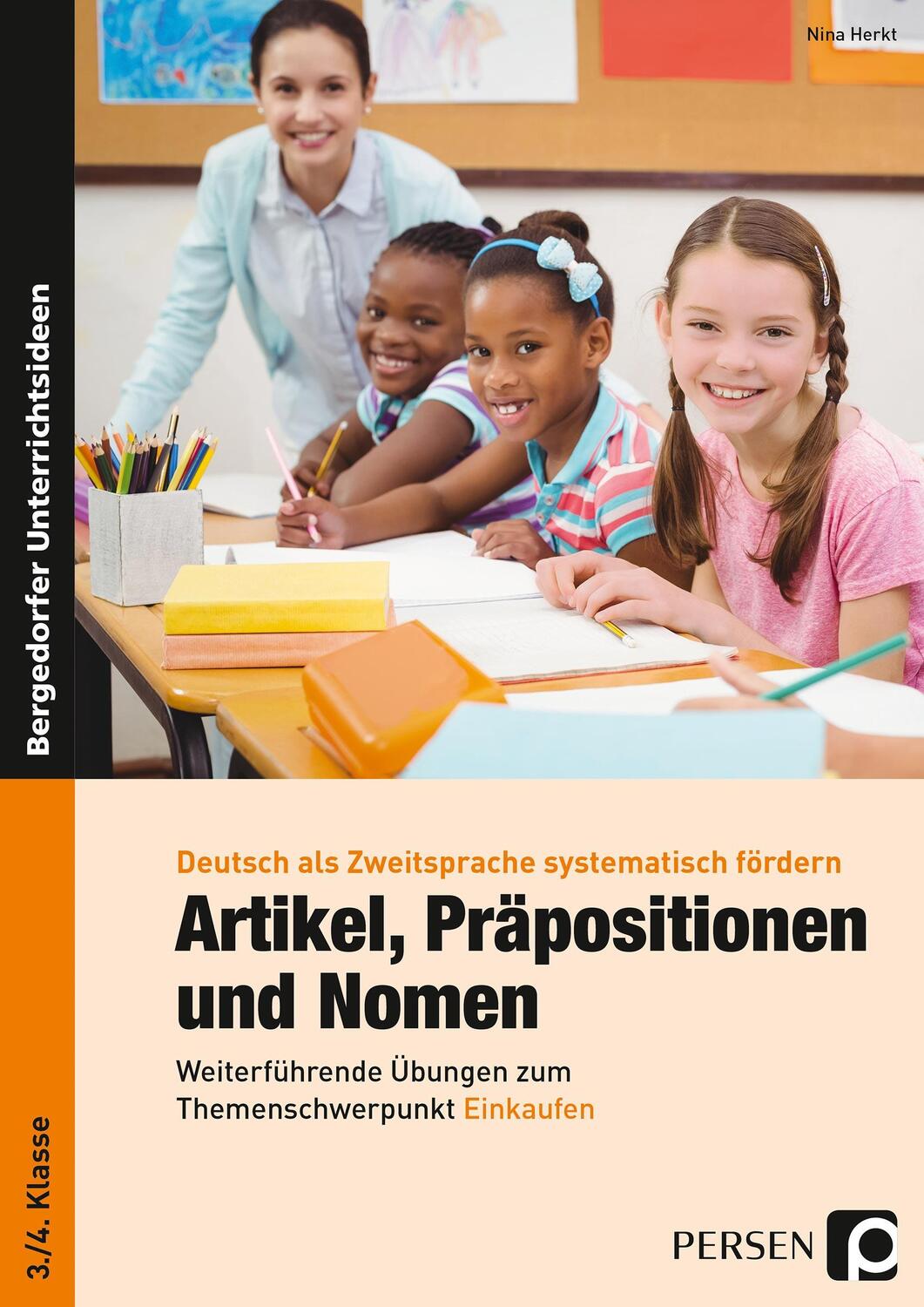 Cover: 9783403200574 | Artikel, Präpositionen und Nomen - Einkaufen 3/4 | Nina Herkt | Buch