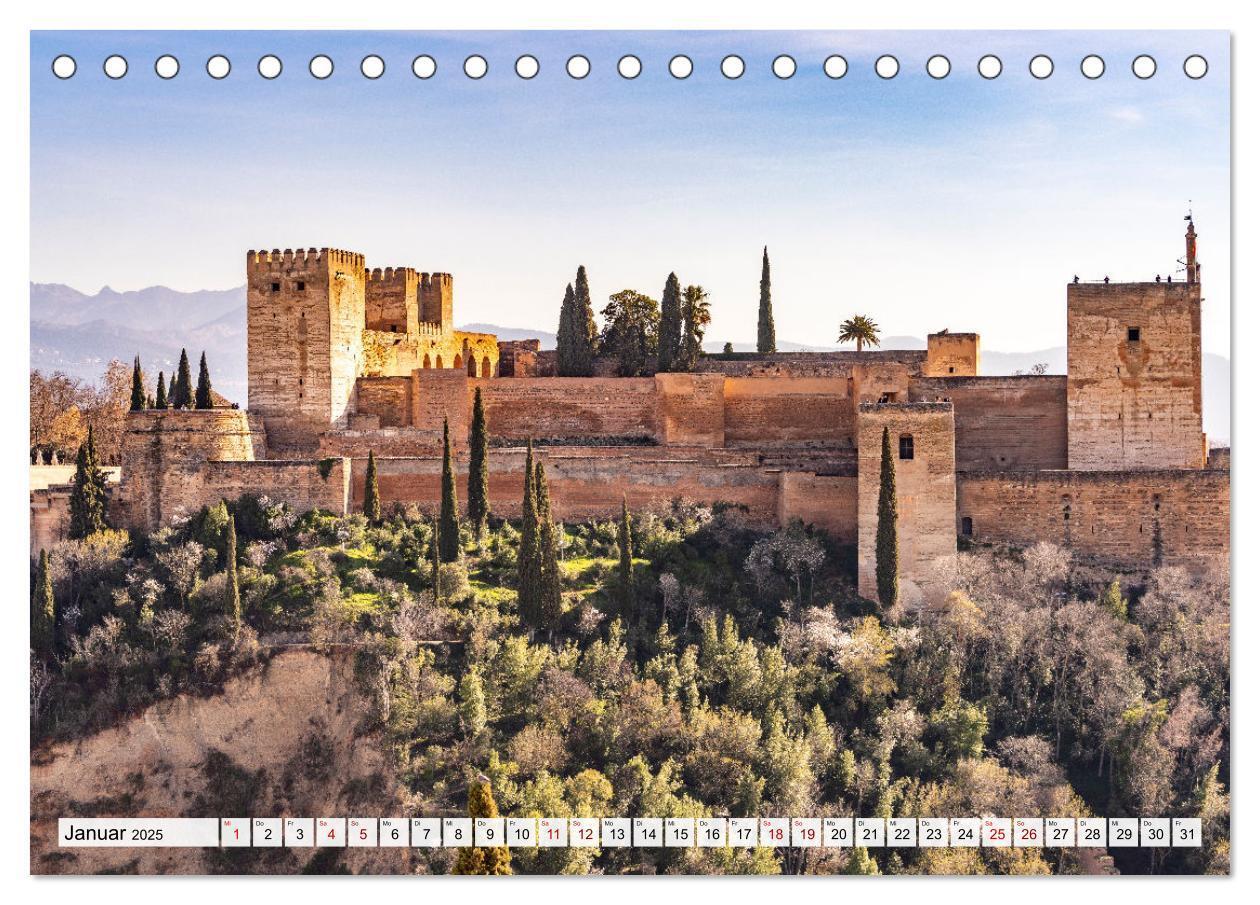 Bild: 9783383763182 | Spanien - Andalusien (Tischkalender 2025 DIN A5 quer), CALVENDO...