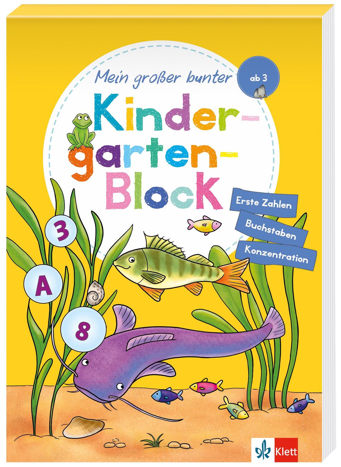 Cover: 9783129495544 | Klett Mein großer bunter Kindergarten-Block | Taschenbuch | 224 S.