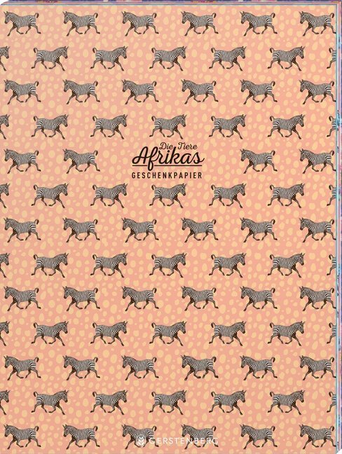 Cover: 4250915933788 | Die Tiere Afrikas Geschenkpapier-Heft Motiv Zebra | 2 x 5 Bögen | Buch