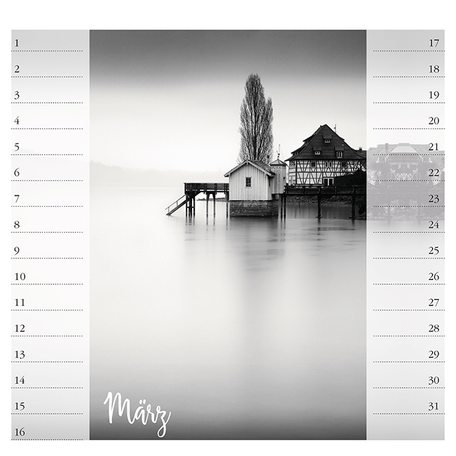 Bild: 9783861928157 | Bodensee | immerwährender Geburtstags- und Tischkalender | Bichler