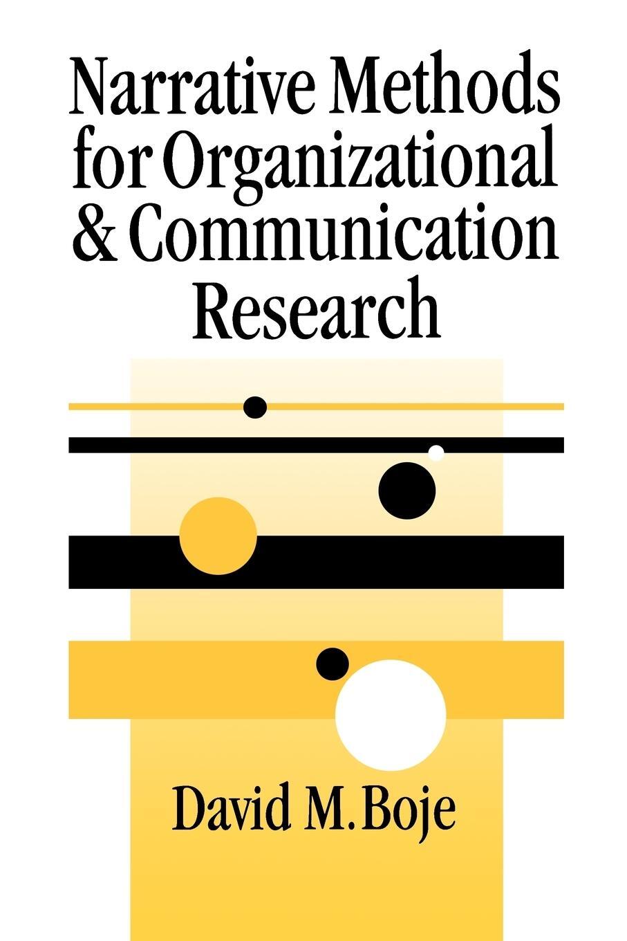 Cover: 9780761965879 | Narrative Methods for Organizational &amp; Communication Research | Buch
