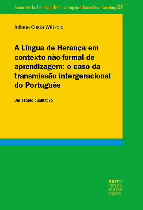 Cover: 9783823386032 | A Língua de Herança em contexto não-formal de aprendizagem: o caso...