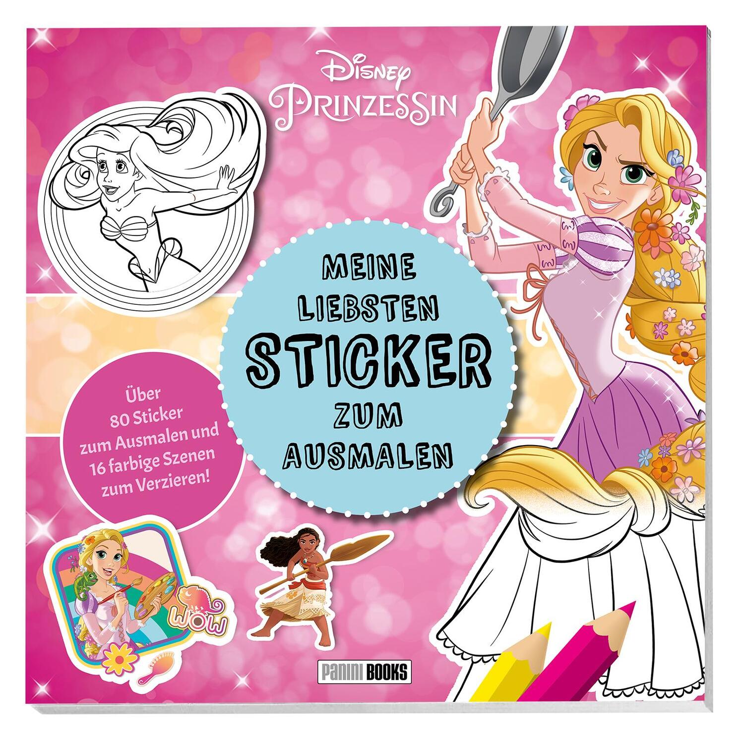 Cover: 9783833243172 | Disney Prinzessin: Meine liebsten Sticker zum Ausmalen | Panini | Buch