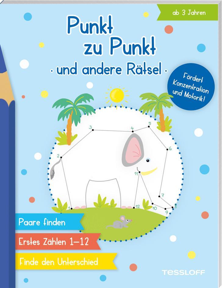 Cover: 9783788644697 | Punkt zu Punkt und andere Rätsel | Rätselspaß für Kinder ab 3 Jahren