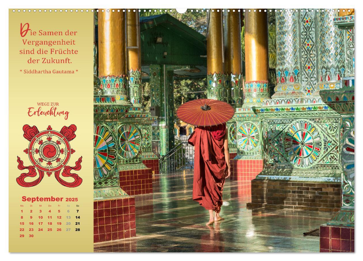 Bild: 9783383907463 | Buddhistische Weisheiten - Wege zur Erleuchtung (Wandkalender 2025...