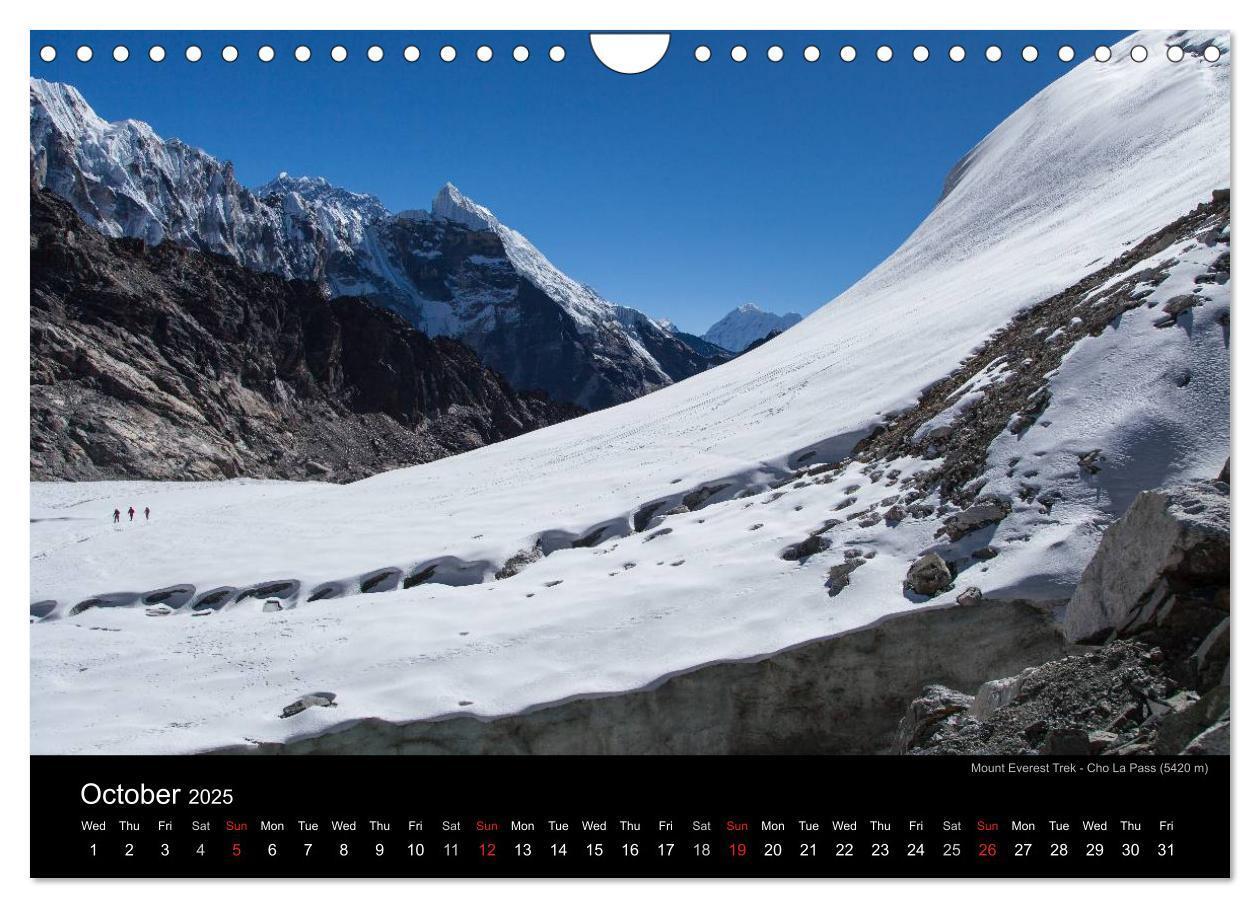 Bild: 9781325991471 | Mount Everest Trek (Wall Calendar 2025 DIN A4 landscape), CALVENDO...