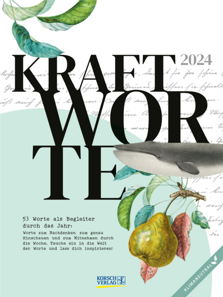 Cover: 9783731872184 | Kraftworte 2024 | Korsch Verlag | Kalender | Spiralbindung | 54 S.
