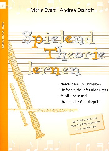 Cover: 9790204426690 | Spielend Theorie lernen für Flöte und Blockflöte | EAN 9790204426690