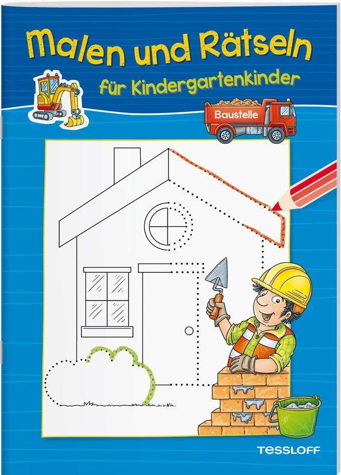 Cover: 9783788644727 | Malen und Rätseln für Kindergartenkinder. Baustelle | Broschüre | 2021