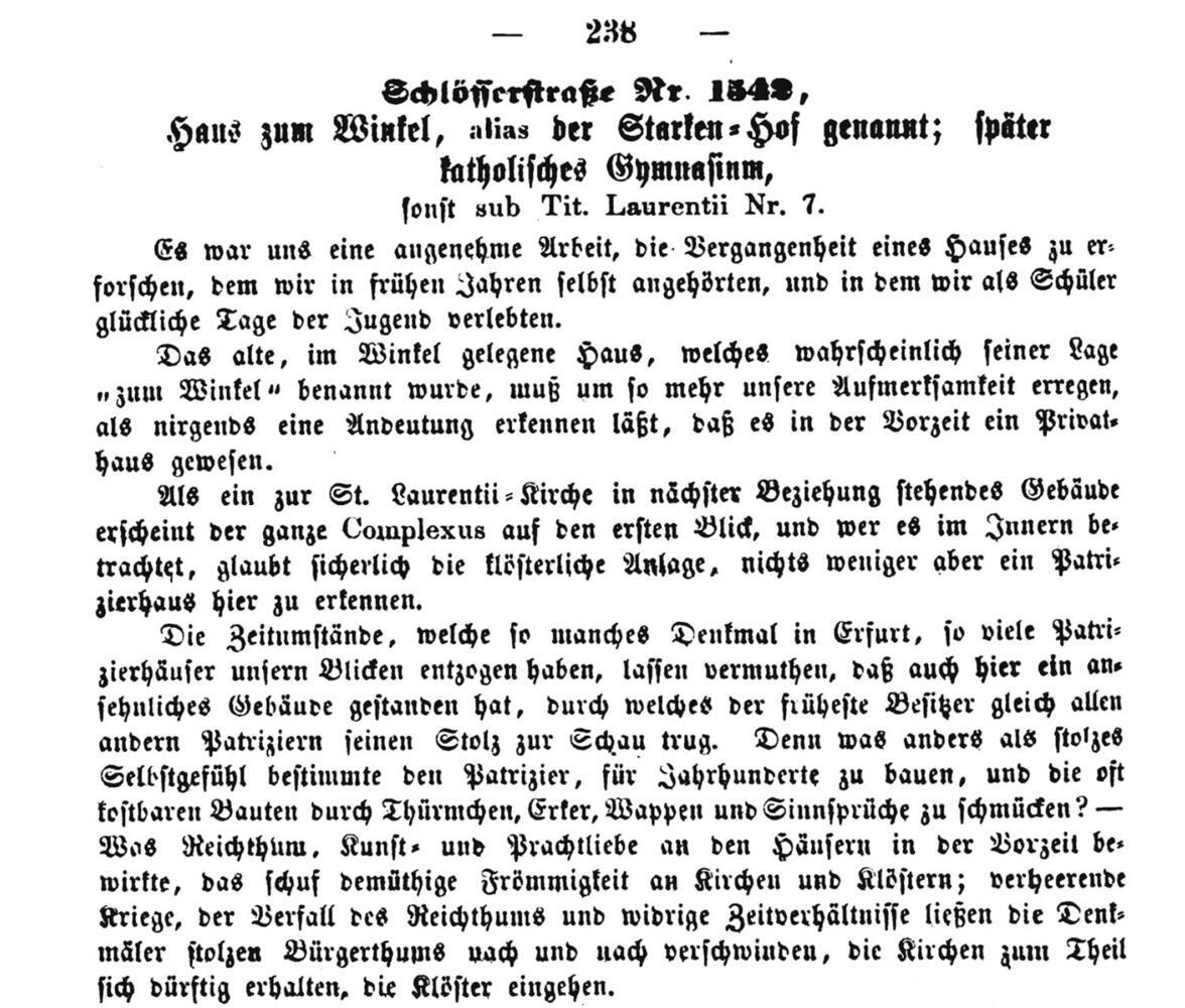 Bild: 9783959667180 | Die Häuser-Chronik der Stadt Erfurt 1861 - Band 1 von 2 | Hartung