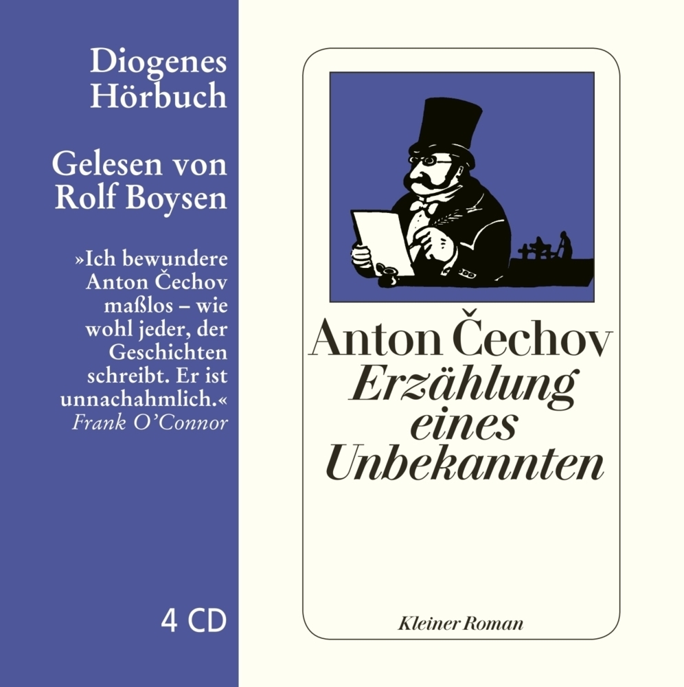Cover: 9783257802719 | Erzählung eines Unbekannten, 4 Audio-CDs, 4 Audio-CD | Tschechow | CD