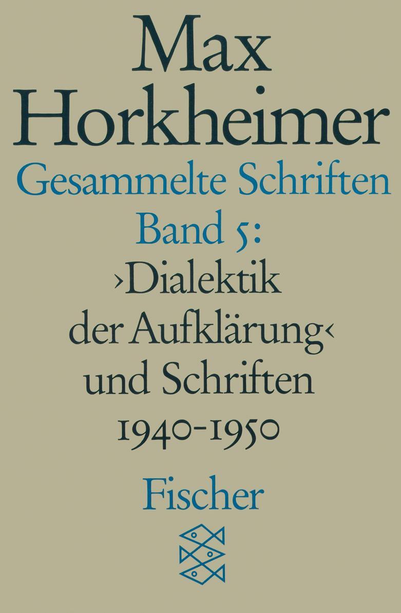 Cover: 9783596273799 | Gesammelte Schriften in 19 Bänden | Max Horkheimer (u. a.) | Buch