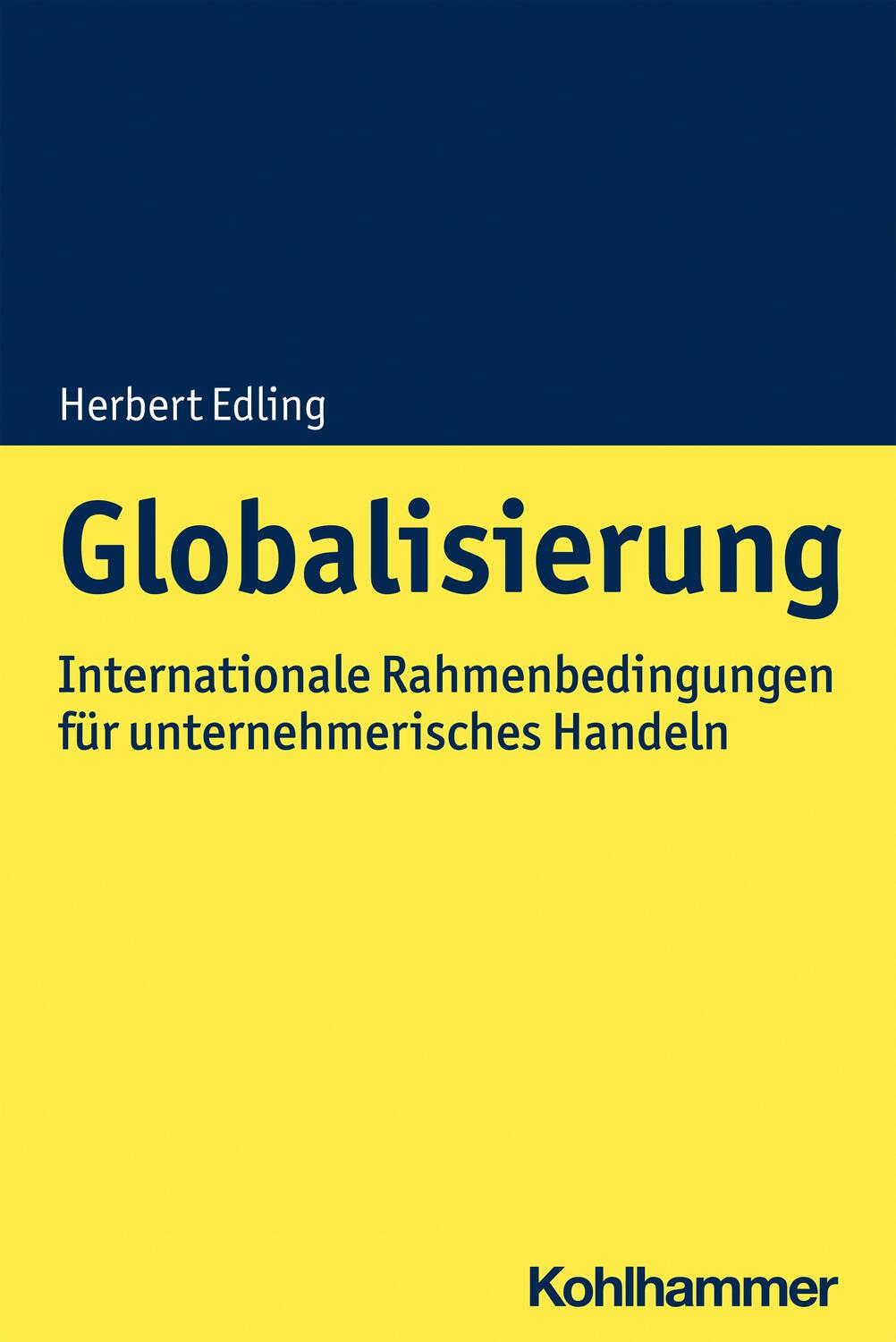 Cover: 9783170405547 | Globalisierung | Herbert Edling | Taschenbuch | Deutsch | 2022