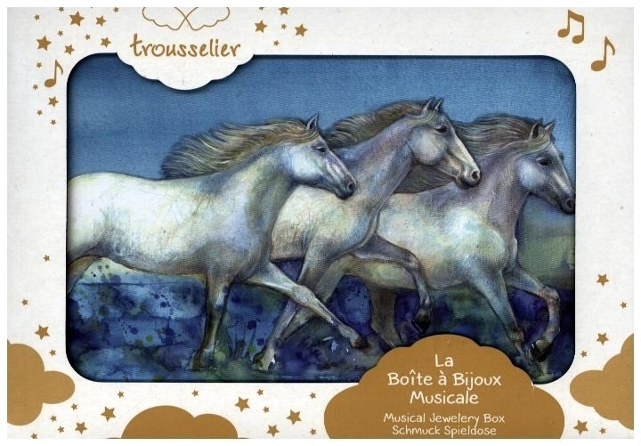 Cover: 3457010606215 | TROUSSELIER - Schmuckschatulle mit Musik, Pferd Camargue,...
