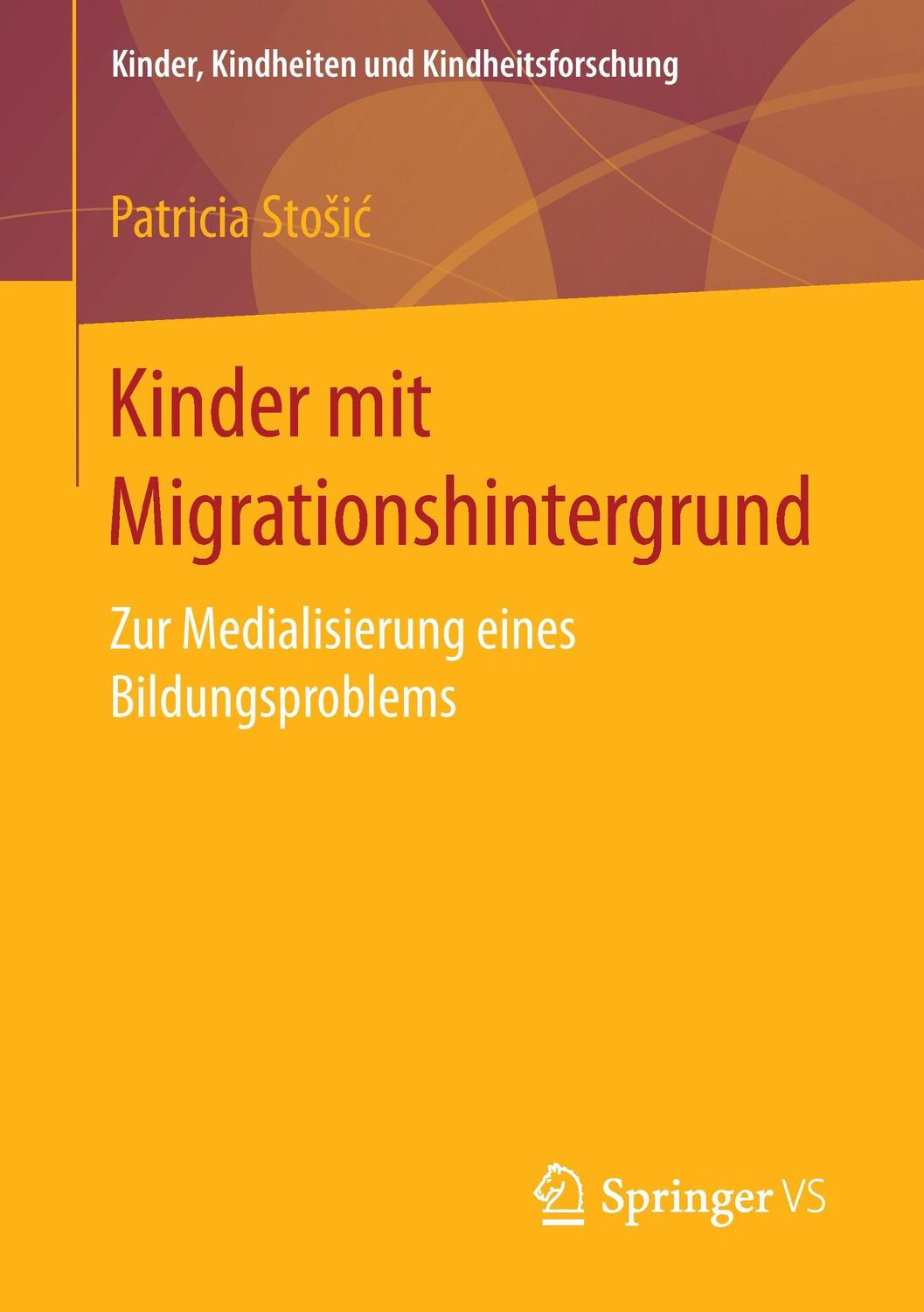 Cover: 9783658171728 | Kinder mit Migrationshintergrund | Patricia Sto¿i¿ | Taschenbuch