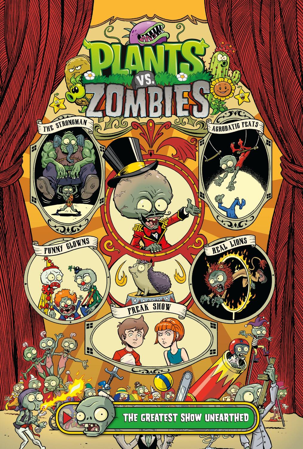 Cover: 9781506702988 | Plants vs. Zombies Volume 9: The Greatest Show Unearthed | Paul Tobin