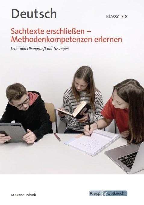 Cover: 9783946482161 | Sachtexte und Methoden Klasse 7-8 | Gesine Heddrich | Taschenbuch