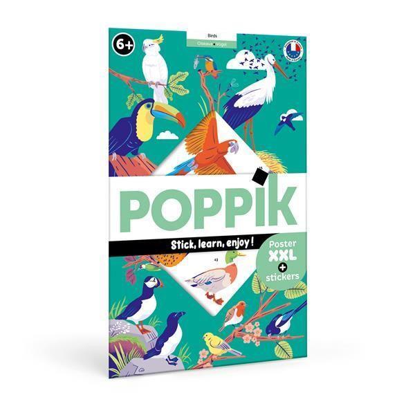 Cover: 3760262411491 | POPPIK - Lernposter &amp; Sticker Vögel | Poppik | Spiel | Deutsch | 2023