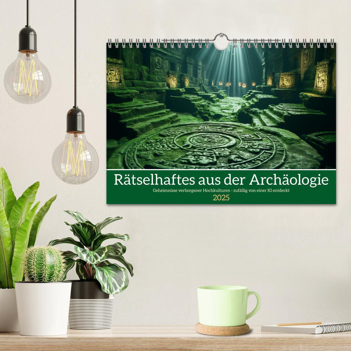 Bild: 9783383844645 | Rätselhaftes aus der Archäologie (Wandkalender 2025 DIN A4 quer),...