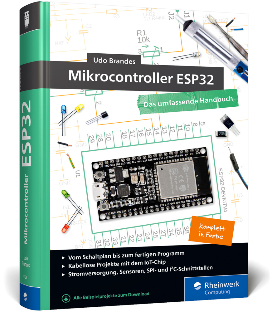 Cover: 9783836291248 | Mikrocontroller ESP32 | Udo Brandes | Buch | 660 S. | Deutsch | 2023