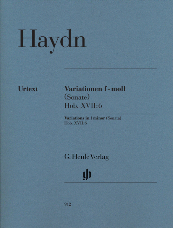 Cover: 9790201809120 | Variations In F Minor | Franz Joseph Haydn | Henle Urtext Editions