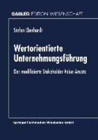Cover: 9783824467051 | Wertorientierte Unternehmungsführung | Stefan Eberhardt | Taschenbuch