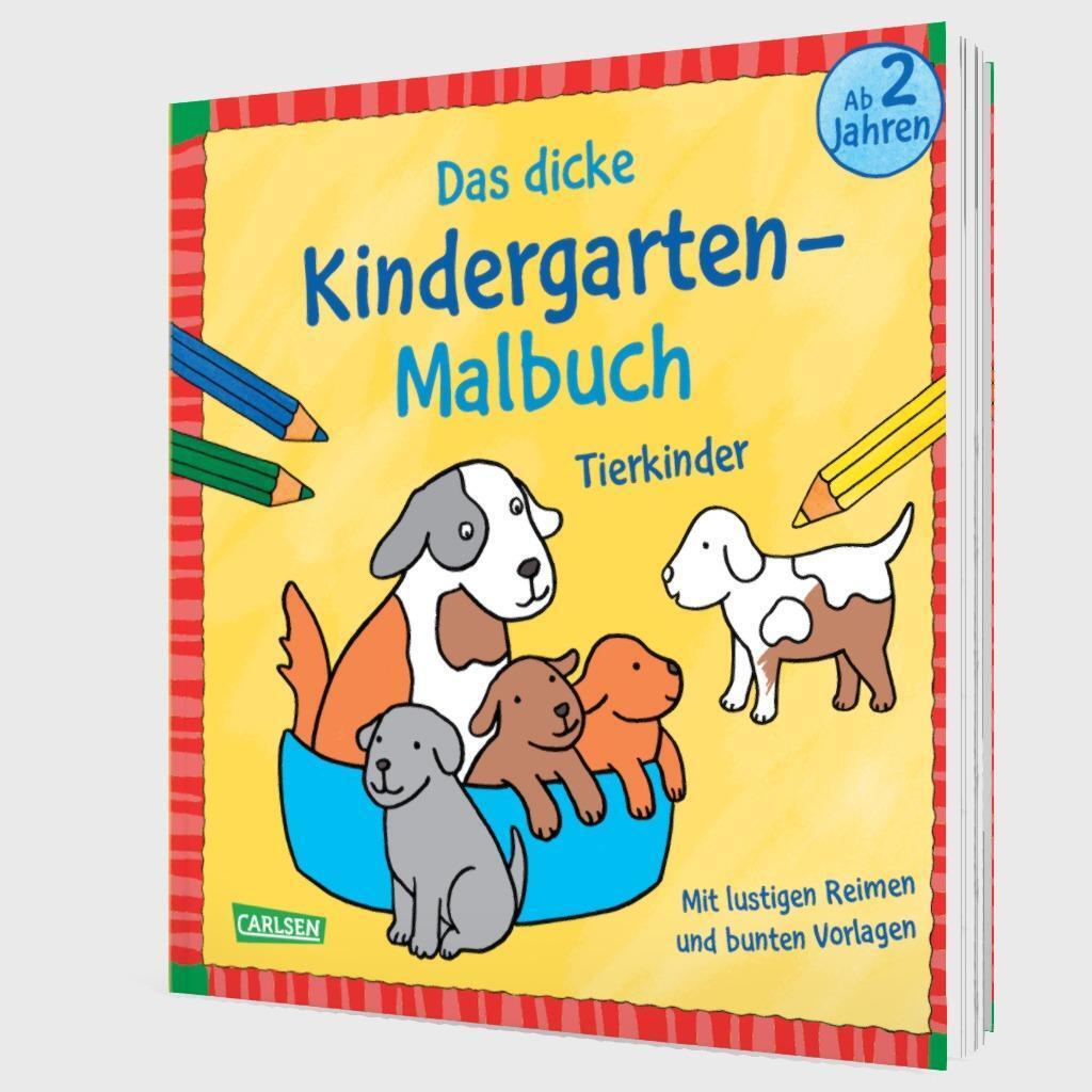 Bild: 9783551191786 | Ausmalbilder für Kita-Kinder: Das dicke Kindergarten-Malbuch:...