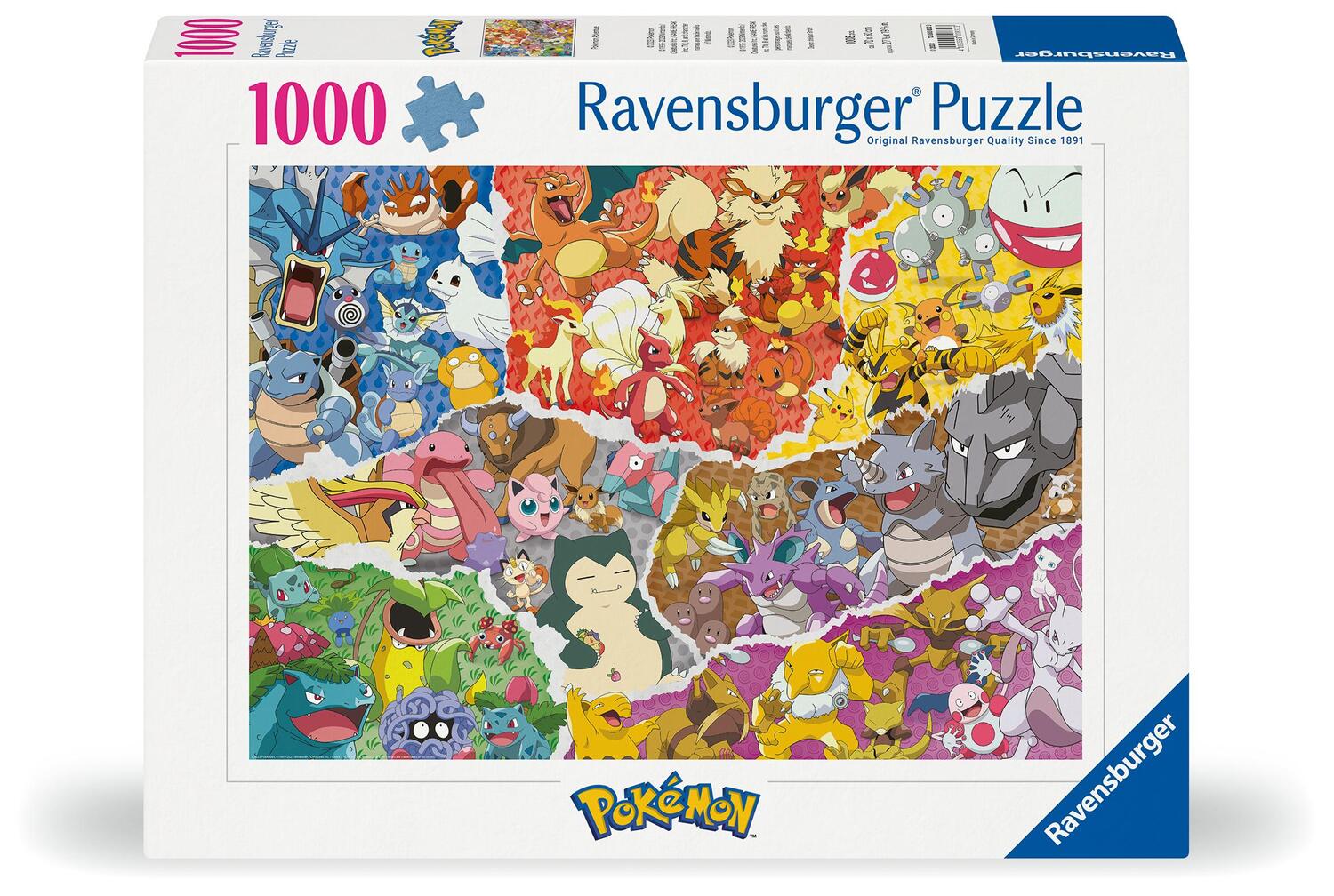 Cover: 4005555008323 | Ravensburger Puzzle 12000832 - Pokémon Abenteuer - 1000 Teile...