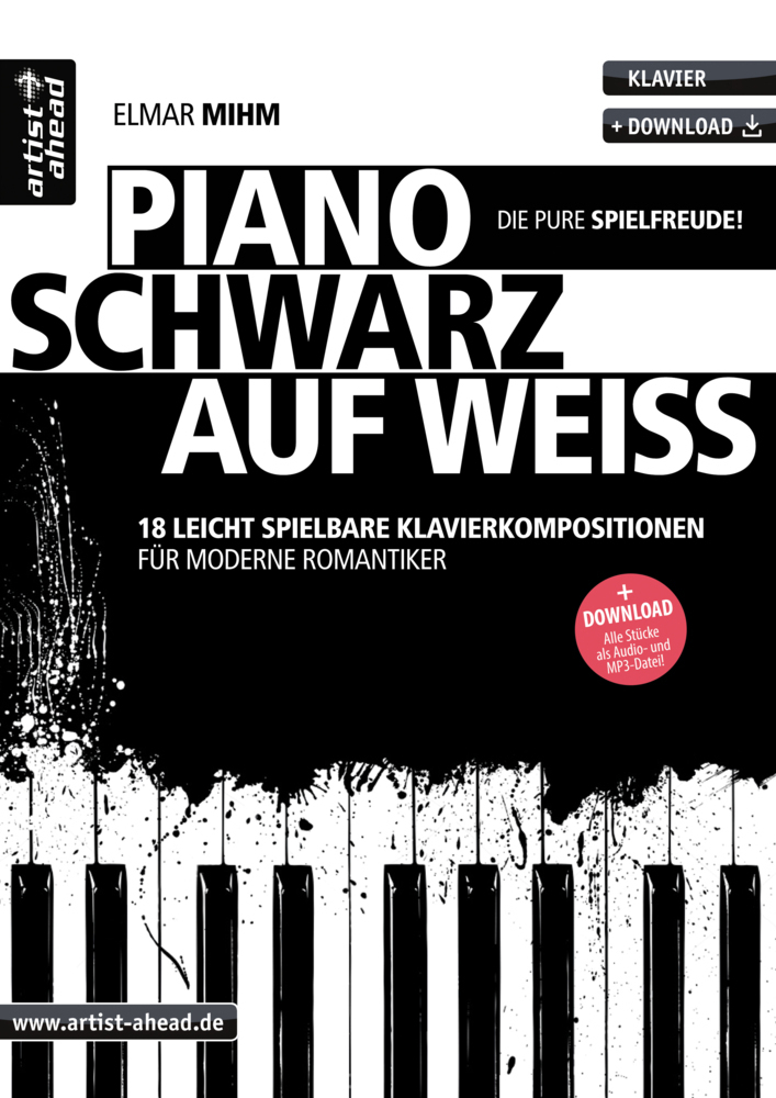 Cover: 9783866421547 | Piano schwarz auf weiß | Elmar Mihm | Broschüre | 2019 | artist ahead