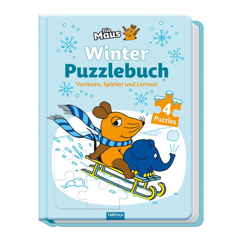 Cover: 9783988023544 | Trötsch Die Maus Winter-Puzzlebuch Puzzlebuch | KG | Buch | 10 S.