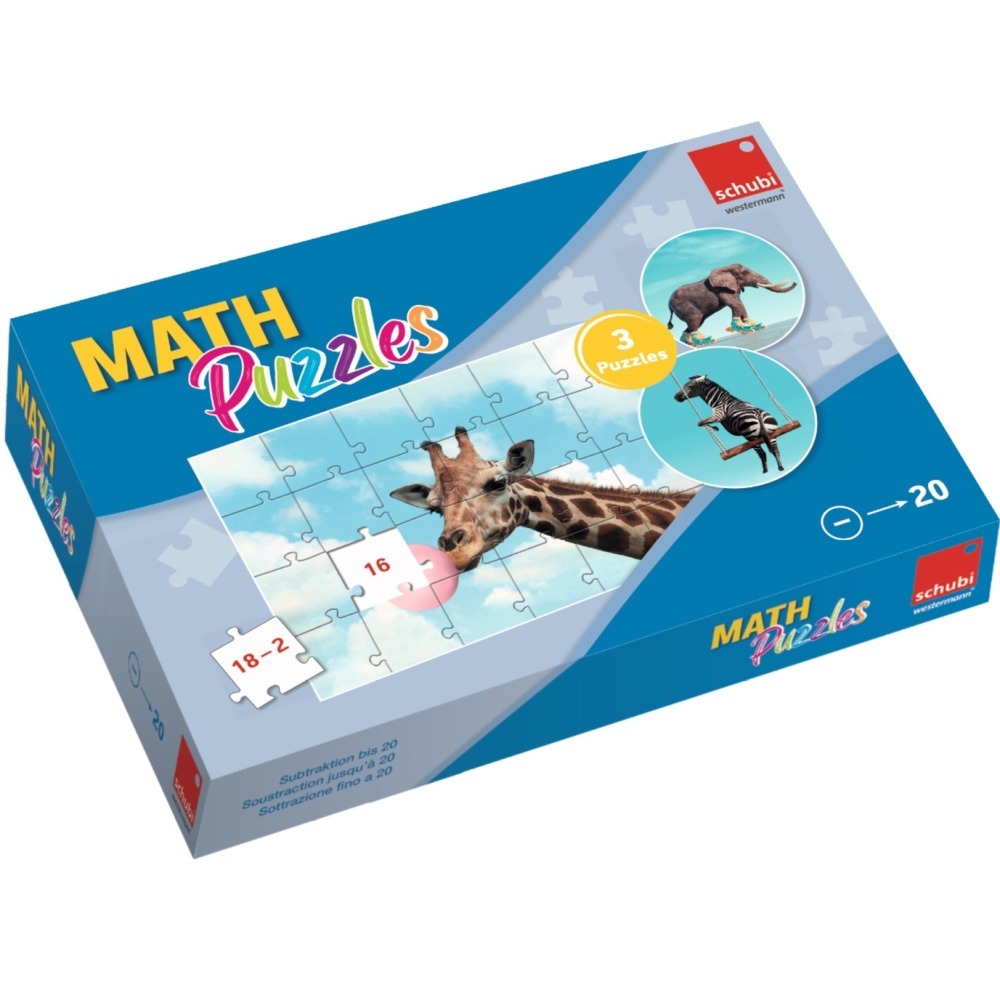 Cover: 9783039760756 | SCHUBI MathPuzzles | Subtraktion bis 20 | Box | Deutsch | 2024