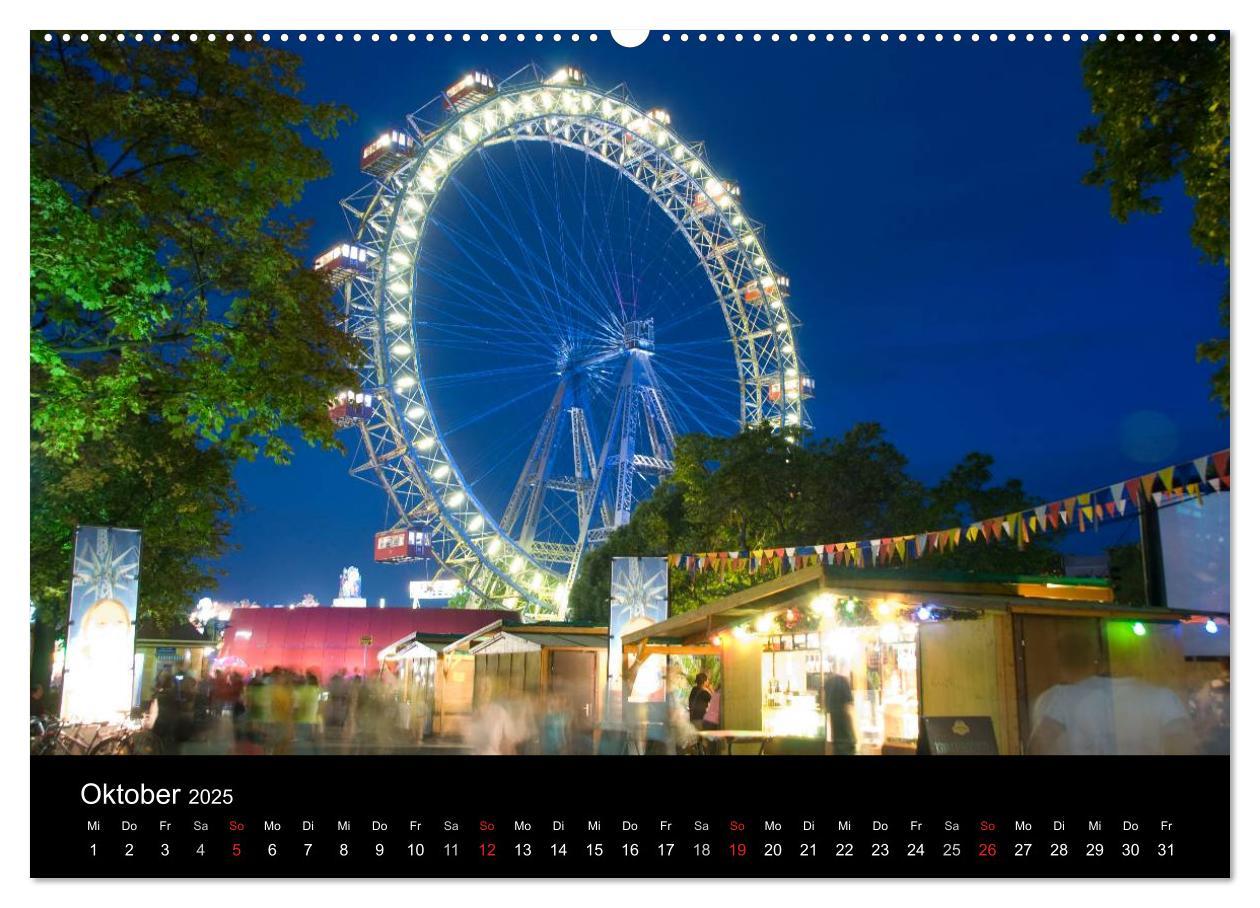 Bild: 9783435828876 | Wien (Wandkalender 2025 DIN A2 quer), CALVENDO Monatskalender | Strutz