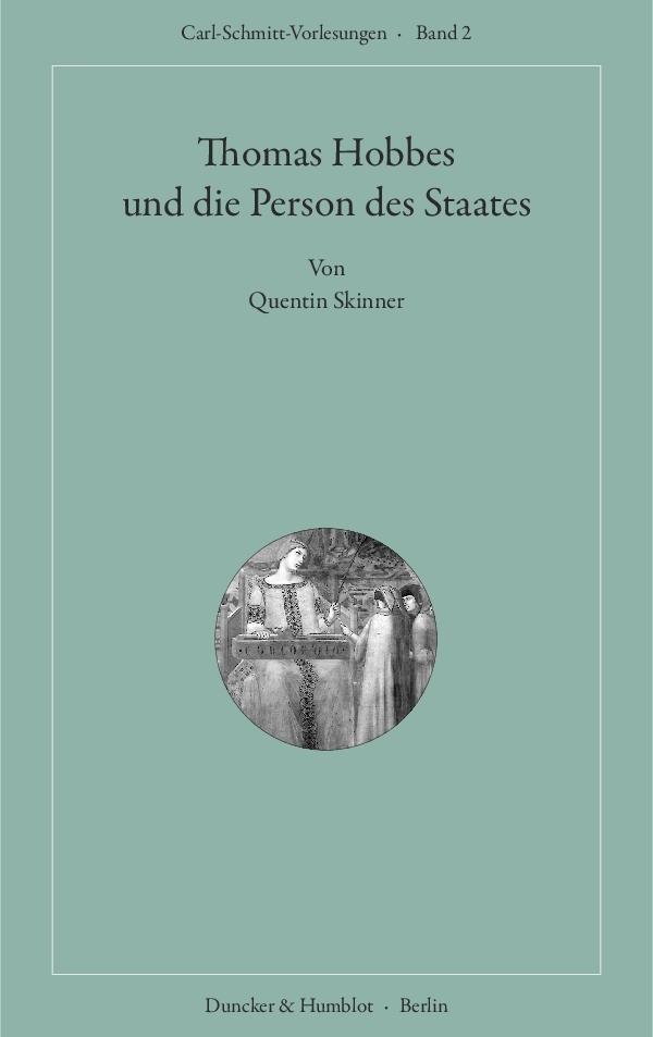Cover: 9783428152957 | Thomas Hobbes und die Person des Staates. | Quentin Skinner | Buch