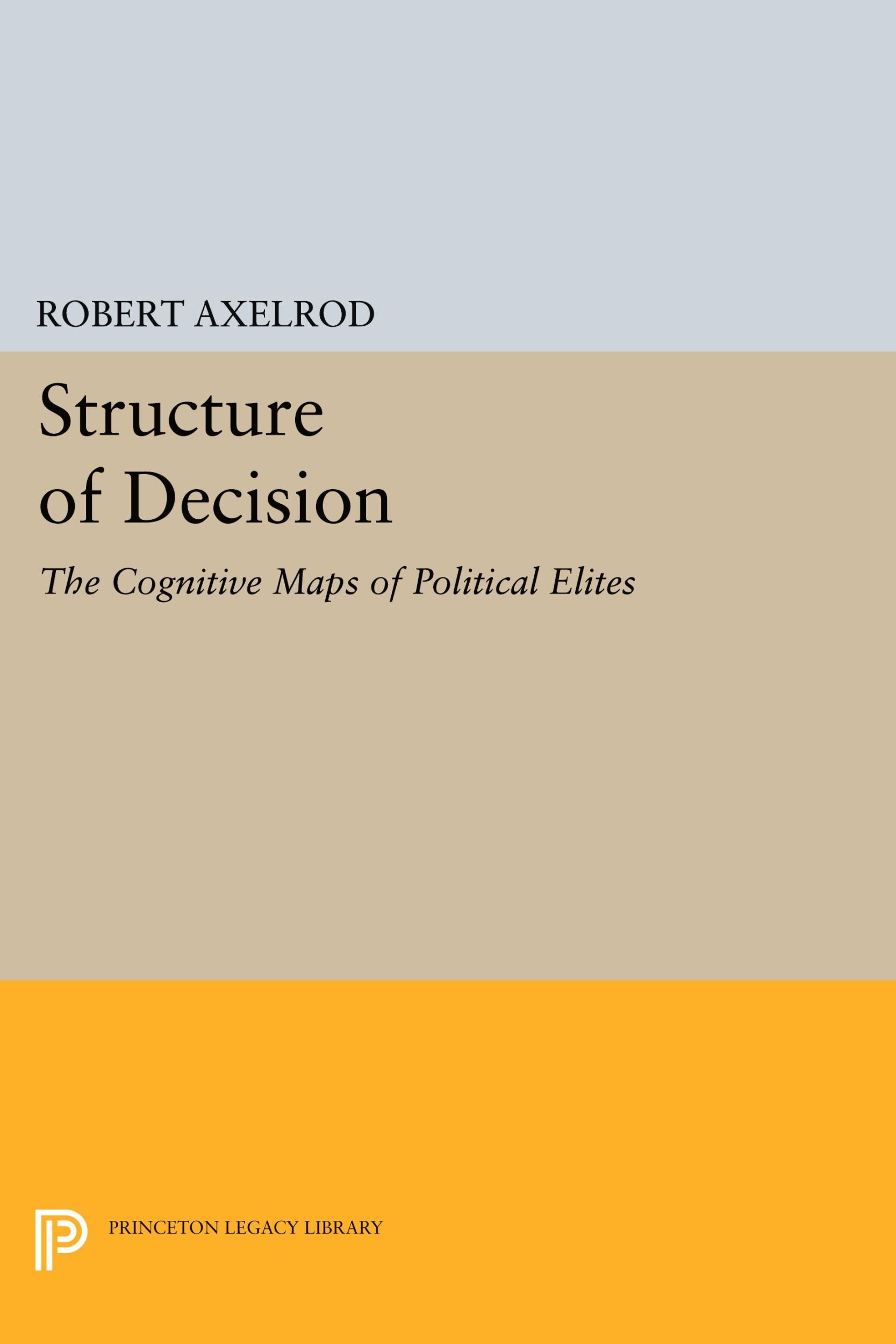 Cover: 9780691616988 | Structure of Decision | The Cognitive Maps of Political Elites | Buch