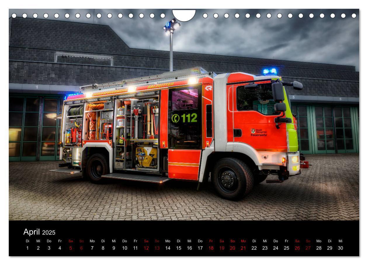 Bild: 9783435422579 | Feuerwehr und Rettungsdienst (Wandkalender 2025 DIN A4 quer),...