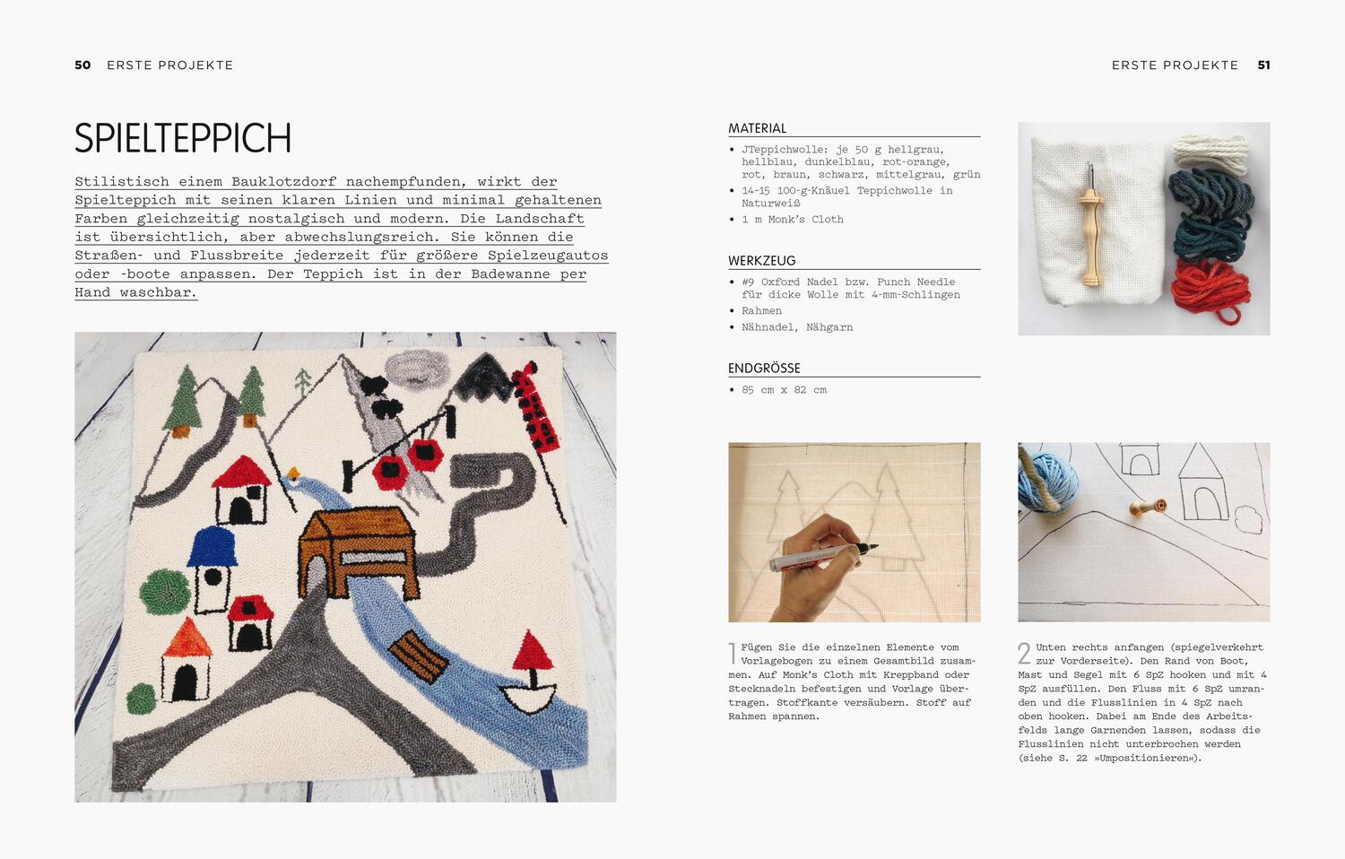 Bild: 9783830720669 | Punch Needle | 20 coole Projekte für die Stanznadel | Kelly Wright