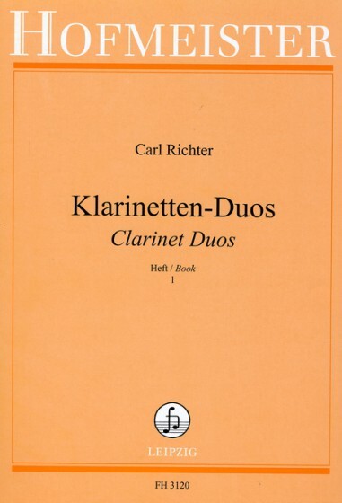 Cover: 9790203431206 | Klarinetten-Duos 1 | Carl Richter | Broschüre | 39 S. | Deutsch