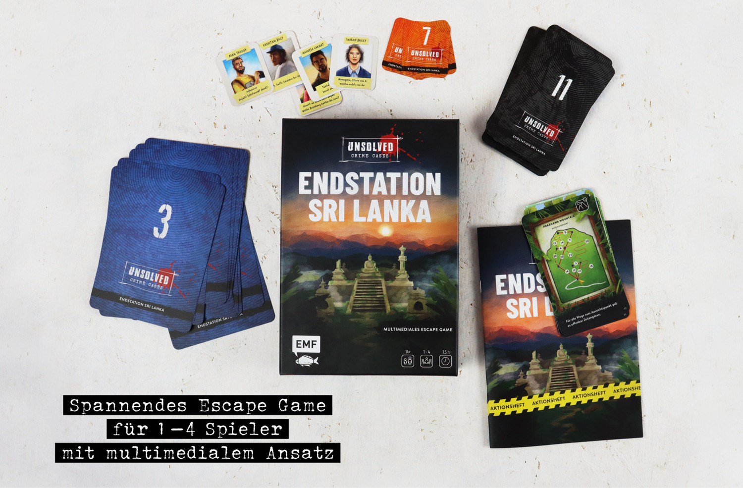 Bild: 4260478341500 | Krimi-Spielebox: Unsolved Crime Cases - Endstation Sri Lanka | GmbH