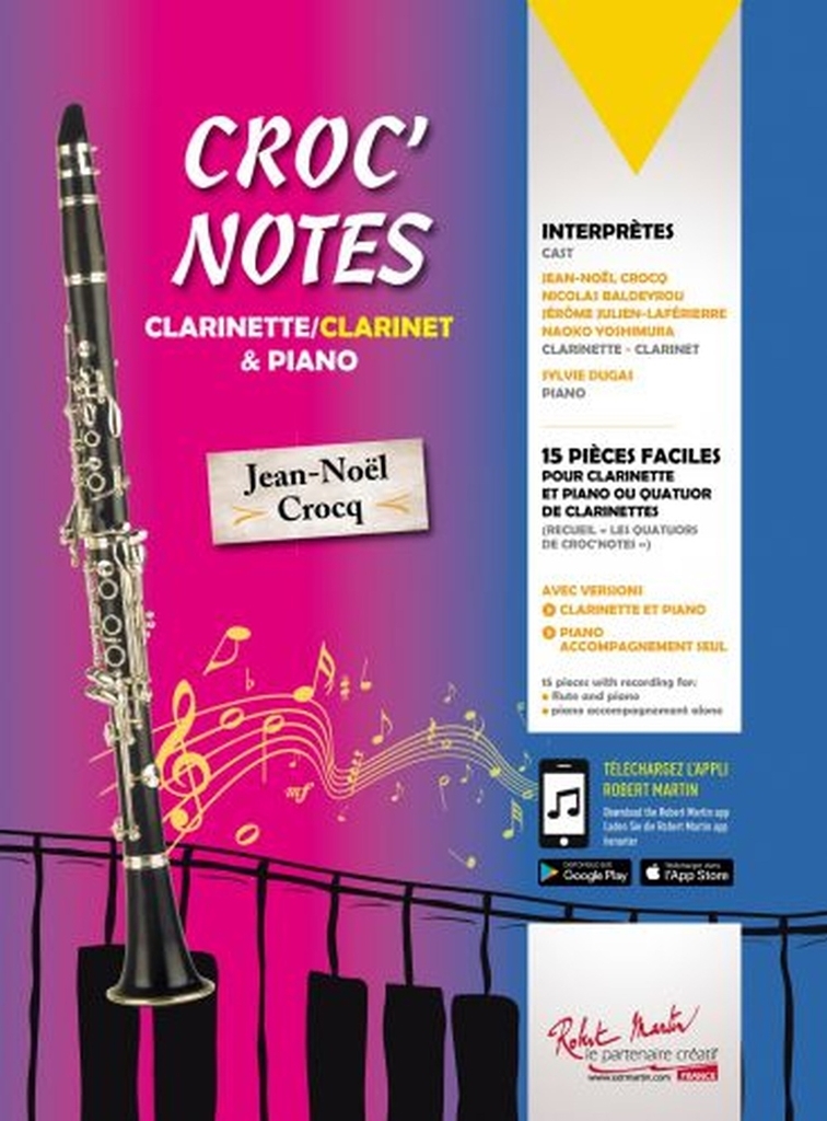 Cover: 9790231035568 | Croc'Notes | Jean Noel Crocq | Buch + CD | Robert Martin