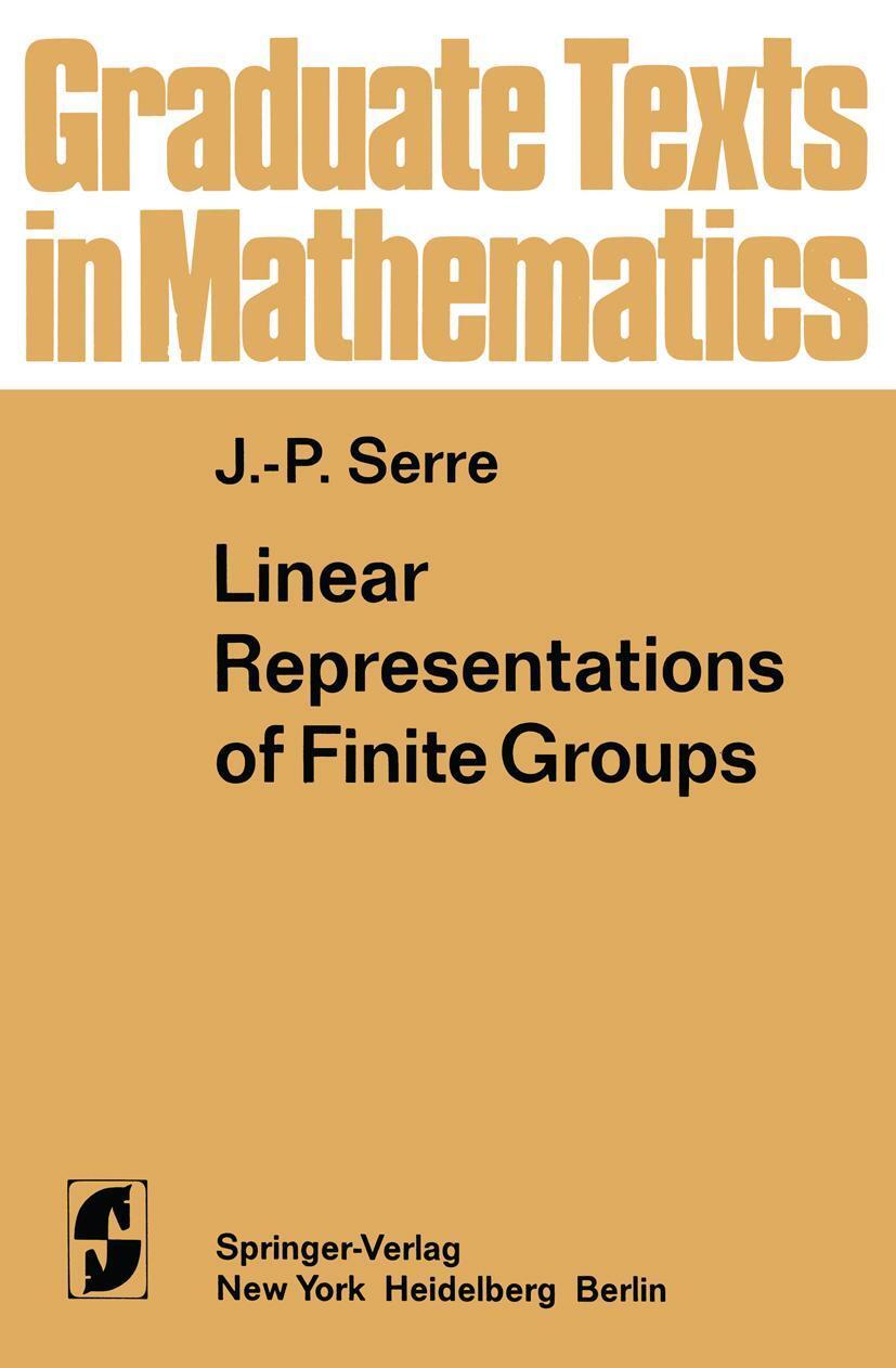 Cover: 9780387901909 | Linear Representations of Finite Groups | Jean-Pierre Serre | Buch | x