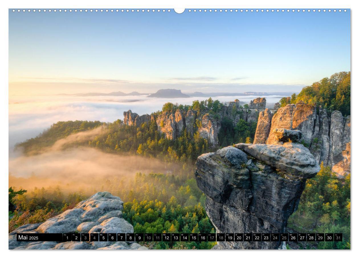 Bild: 9783435351138 | Wunderschönes Elbsandsteingebirge (Wandkalender 2025 DIN A2 quer),...