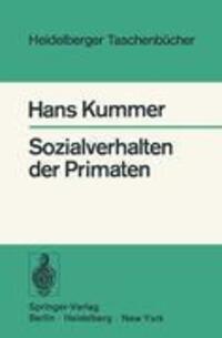 Cover: 9783540071266 | Sozialverhalten der Primaten | H. Kummer | Taschenbuch | Paperback