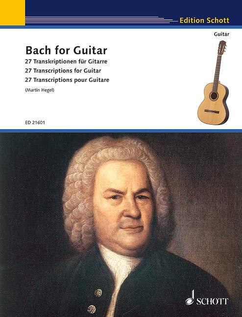Cover: 9783795708382 | Bach for Guitar | 27 Transkriptionen für Gitarre. Gitarre. | Broschüre