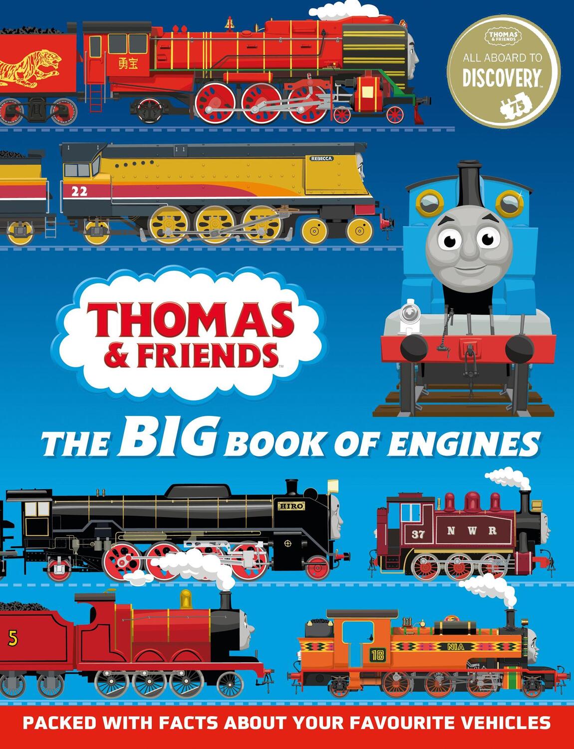 Cover: 9781405297493 | Thomas & Friends: The Big Book of Engines | 75th Anniversary edition