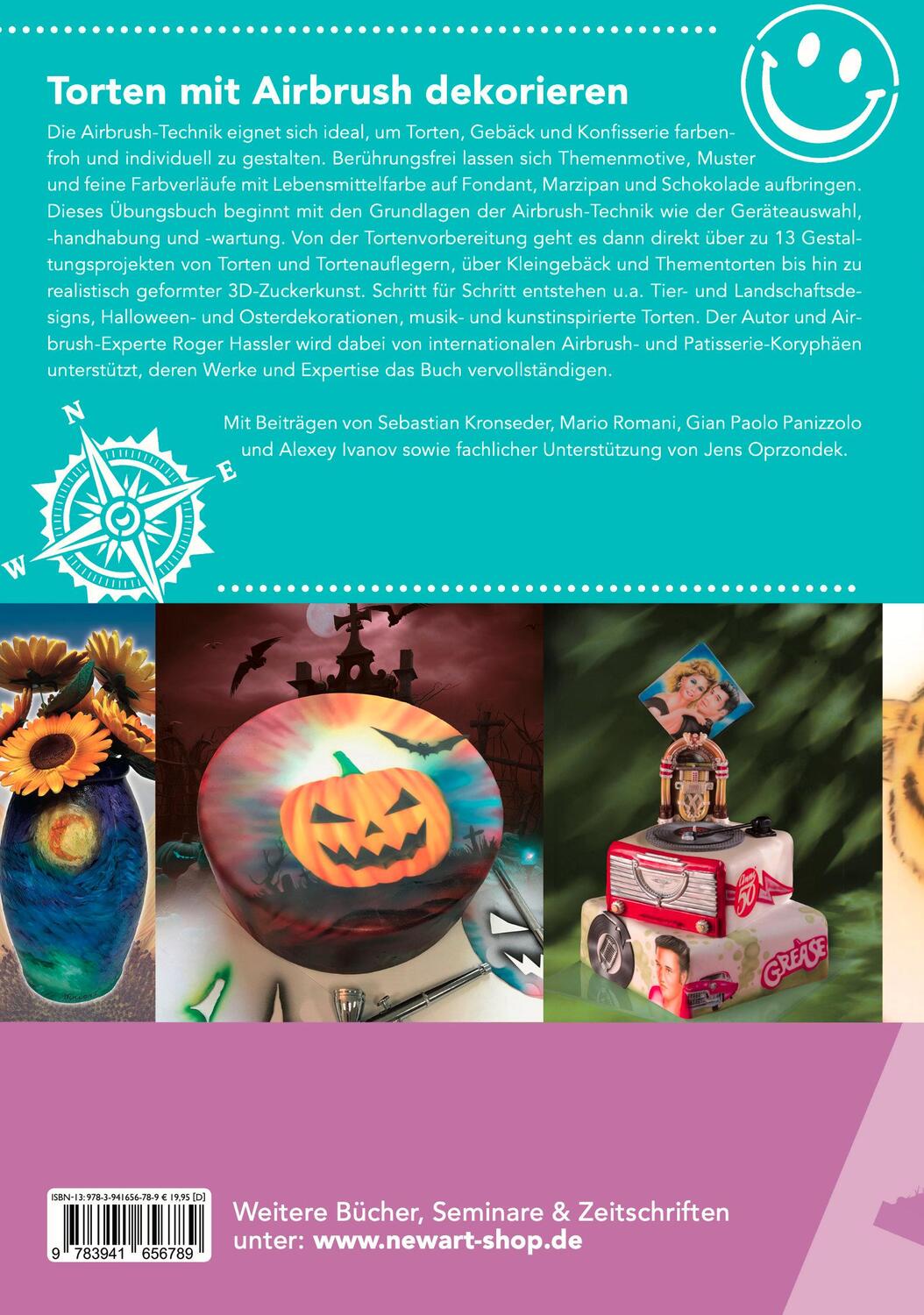 Rückseite: 9783941656789 | Torten mit Airbrush dekorieren | Roger Hassler | Taschenbuch | Deutsch