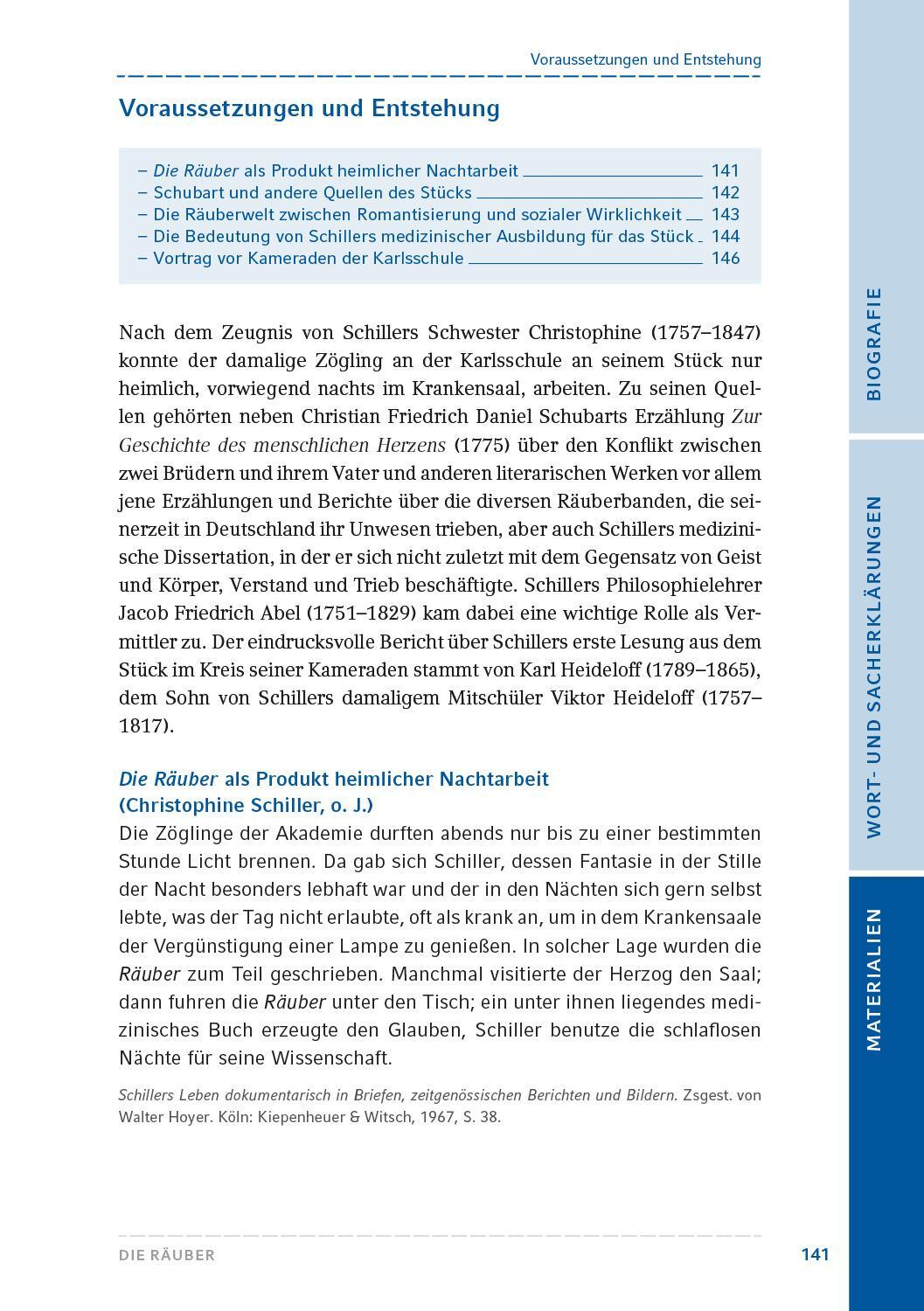 Bild: 9783872915023 | Die Räuber | Hamburger Leseheft plus Königs Materialien | Schiller